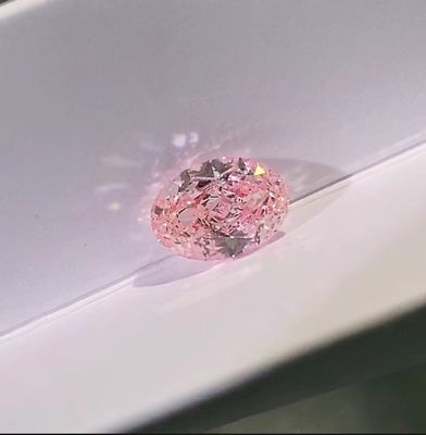 Ovales Brillantschliff-Labor stellte rosa Diamanten 10 rosa losen Diamanten Mohs her