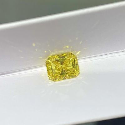 Strahlungs-Schnitt-synthetisches Labor schuf gelbes Karat der Diamant-2-2.99