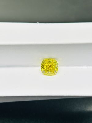 Kissen 2CTS, das loses Labor gelben Diamanten IGI herstellte, bestätigte