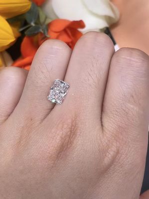 ZKZ-Diamant-Kohlenstoff-Labor gewachsene Strahlung schnitt lose Diamanten