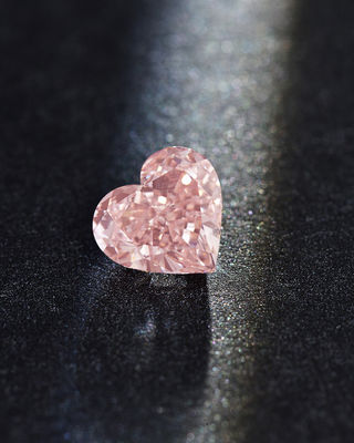 Fantastisches hellrosa Diamant-Herzform 2.69ct CVD Labor gewachsene synthetische rosa