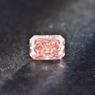 Kohlenstoff-Labor gewachsener Rosa-Diamant-künstlicher synthetischer Diamant 100%
