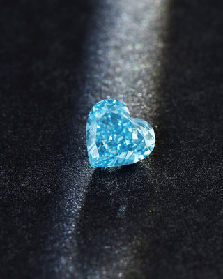 IGI Herz geformt Locker Labor gewachsen Blaue CVD Diamanten 1.4ct-2.0ct