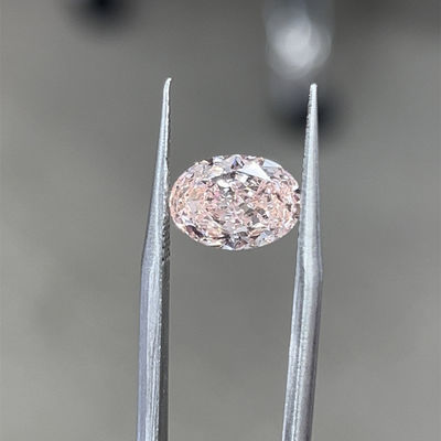 Fancy Intense Pink Diamant Klarheit vs. 1 Diamant Zertifizierter Loose Diamant Ovaler Loose Diamant