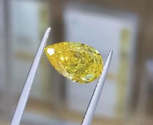 Zertifizierte synthetische Diamanten Lab geschaffen gelbe Diamanten Primärquelle Lab angebaute Diamanten