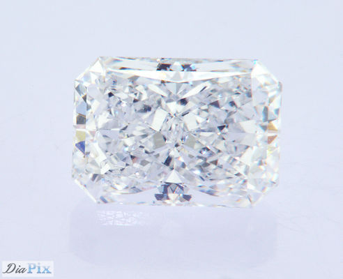 Laborgemachte Diamanten CVD IGI zertifizierte synthetische Diamanten Radiante Form Ring Halskette
