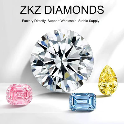 CVD DEF VS VVS Runde Fantasie synthetische Lab-Grown Diamanten IGI-Zertifikat 0,3ct - 20ct Großhandel Fabrik Direktanbieter