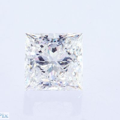Loser Prinzessin Schnitt als gewachsen CVD Labor gewachsen synthetischer Diamant Farbe G-D