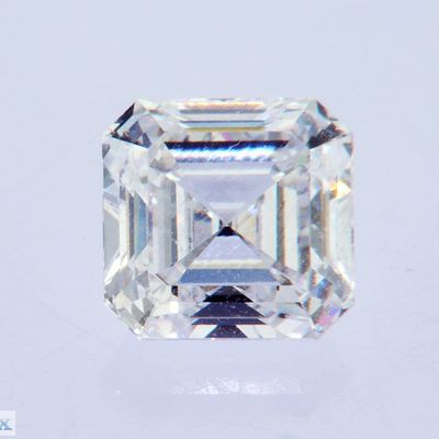 Weiß 3,2ct Labor gewachsen CVD Diamanten Quadrat Smaragd Asscher Form IGI zertifiziert
