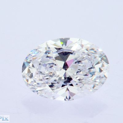 3.2ct Kein Bowtie Eisgeschnitten Oval Brillant IGI zertifiziertes Labor erstellt synthetischer weißer CVD Diamant
