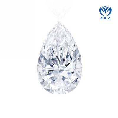 3.4ct D VS Qualität ohne Bowtie Pear Cut Lab erstellt CVD Weißer Diamant